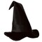 Beistle Club Pack of 12 Halloween Satin Soft Spooky Black Witch Hats